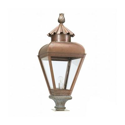 KS Verlichting Koperen lantaarnlampJan vd Heijden 80cm koperbruin - 1448