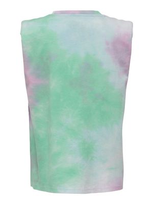 KIDS ONLY tie-dye top KONAMY wit/roze/groen KIDS ONLY tie-dye top KONAMY wit/roze/groen