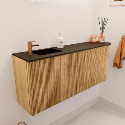 Toiletmeubel Mondiaz Joya | 101.6 cm | Meubelkleur Oak | Faye wastafel Urban Links | 1 kraangat