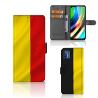 Motorola Moto G9 Plus Bookstyle Case Belgische Vlag