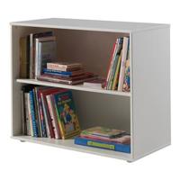 LUCEVI - Pino Boekenkast- Hout - Wit - 85.5x43.3 x71.8 cm - thumbnail