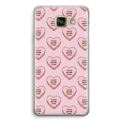 Chicks before dicks: Samsung Galaxy A5 (2016) Transparant Hoesje