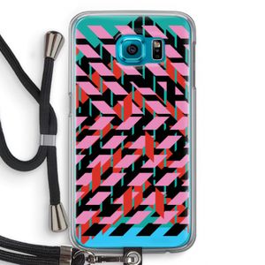 Skew Blush 2: Samsung Galaxy S6 Transparant Hoesje met koord