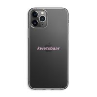 kwetsbaar: iPhone 11 Pro Max Transparant Hoesje