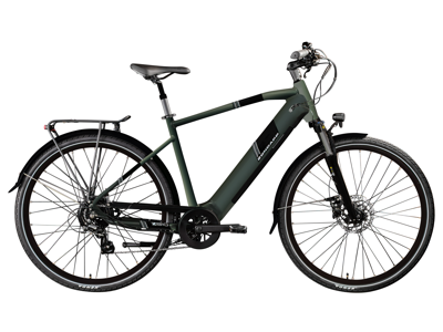 Zündapp Elektrische fiets trekking Z810 700c (Heren, donkergroen metallic)