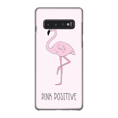 Pink positive: Samsung Galaxy S10 4G Volledig Geprint Hoesje