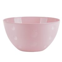 Serveerschaal/slakom - pastel roze - 5 liter - kunststof - D26 x H14 cm