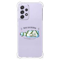 Samsung Galaxy A33 Stevig Bumper Hoesje Boho Bottle