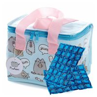 Puckator Kleine lunch koeltas met 2x flexibel koelelement - Pusheen de kat - 4,4 liter