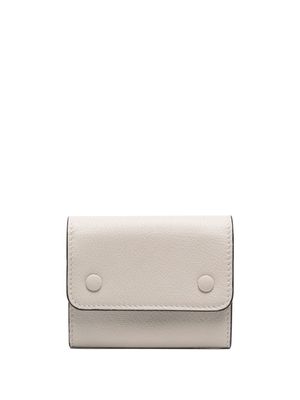 Maison Margiela portefeuille en cuir à coutures signature - Tons neutres