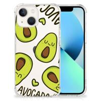 iPhone 13 Stevig | Bumper Hoesje | Avocado Singing