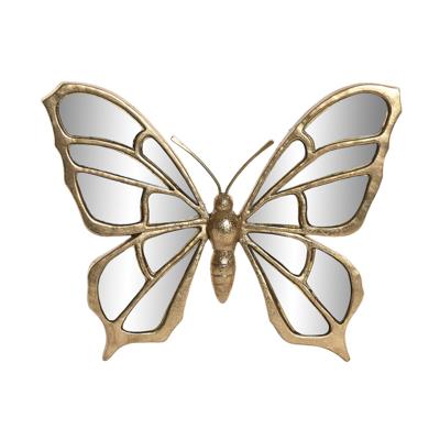 Wanddecoratie Home ESPRIT Gouden Vlinder Modern 34 X 3 X 27 CM