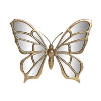 Wanddecoratie Home ESPRIT Gouden Vlinder Modern 34 X 3 X 27 CM