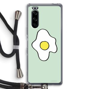 Spiegelei: Sony Xperia 5 Transparant Hoesje met koord
