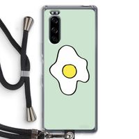 Spiegelei: Sony Xperia 5 Transparant Hoesje met koord
