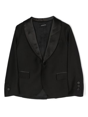 Monnalisa blazer à simple boutonnage - Noir