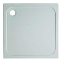 Crosswater Shower Tray douchebak 76x76x4.5cm vierkant met antikalkbehandeling afvoer 90mm wit SR000S760 Crosswater Shower Tray douchebak 76x76x4.5cm vierkant met antikalkbehandeling afvoer 90mm wit SR000S760