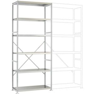 Manuflex RP1320.7035 Magazijnstelling basismodule (b x h x d) 1030 x 2500 x 600 mm Staalbodem