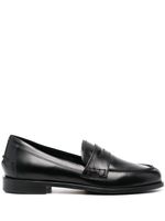 Aeyde round-toe leather loafers - Noir - thumbnail