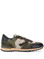 Valentino Garavani baskets Rockrunner à motif camouflage - Vert - thumbnail