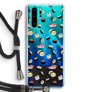 Sushi time: Huawei P30 Pro Transparant Hoesje met koord