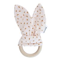 Trixie Bijtring Moonstone Juninor 17 Cm Katoen/hout Roze - thumbnail