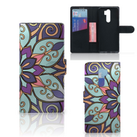 Xiaomi Note 8 Pro Hoesje Purple Flower - thumbnail