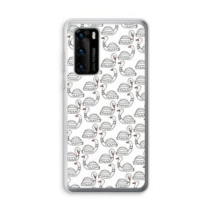 Zwanen: Huawei P40 Transparant Hoesje
