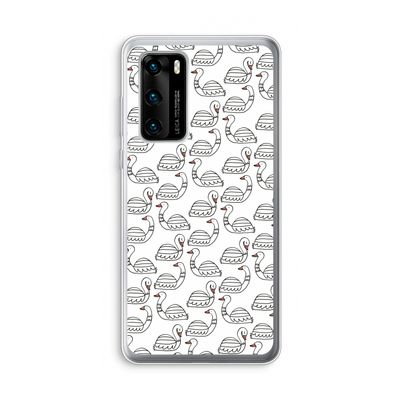 Zwanen: Huawei P40 Transparant Hoesje
