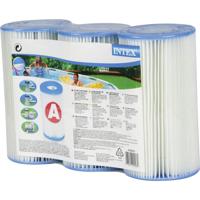Intex 29003 Filterpatroon type A, 3 stuks Blauw, Wit