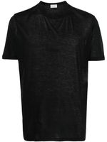 Saint Laurent t-shirt à design moucheté - Noir