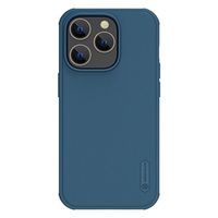 Nillkin Super Frosted Shield Pro iPhone 14 Pro Max Hybride Hoesje - Blauw