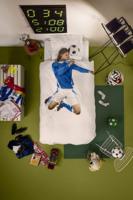 Snurk Soccer Champ Blue dekbedovertrek