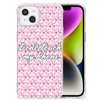 iPhone 14 Anti Shock Case Flowers Pink DTMP