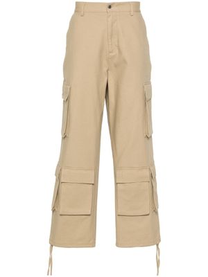 Represent pantalon cargo à plaque logo - Tons neutres
