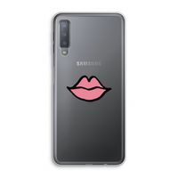Kusje: Samsung Galaxy A7 (2018) Transparant Hoesje