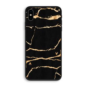 Gouden marmer: iPhone X Biologisch afbreekbaar hoesje