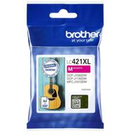 Brother LC-421XLM inktcartridge 1 stuk(s) Origineel Hoog (XL) rendement Magenta