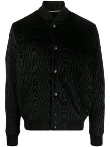 PT Torino veste bomber à imprimé graphique - Noir