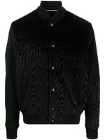 PT Torino veste bomber à imprimé graphique - Noir