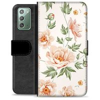 Samsung Galaxy Note20 Premium Portemonnee Hoesje - Bloemen