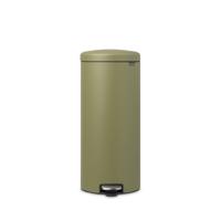 Brabantia newIcon pedaalemmer 30 liter met kunststof binnenemmer - Mineral Calm Green - thumbnail