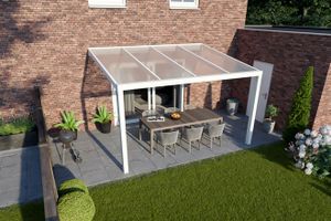 Tijdelijk 15% korting | Verasol Greenline aluminium veranda 400x300 cm polycarbonaatdak Aluminium Verasol