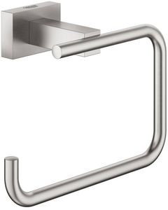 Grohe Essentials Cube toiletrolhouder 13,8x6x9,8cm supersteel