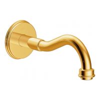 Tres Clasic inbouw uitloop 21 cm messing 24k Goud glans