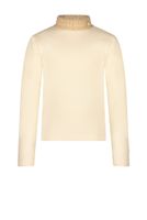 Le Chic Meisjes t-shirt met kraag - Nesrin - Pearled ivory - thumbnail