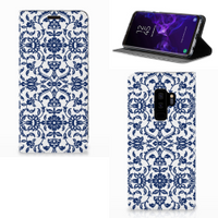 Samsung Galaxy S9 Plus Smart Cover Flower Blue - thumbnail