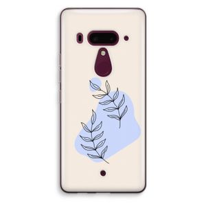 Leaf me if you can: HTC U12+ Transparant Hoesje