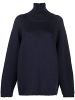 QUIRA pull en laine à col roulé - Bleu