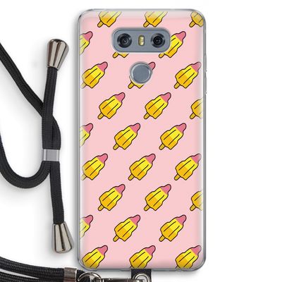 Waterijsjes: LG G6 Transparant Hoesje met koord